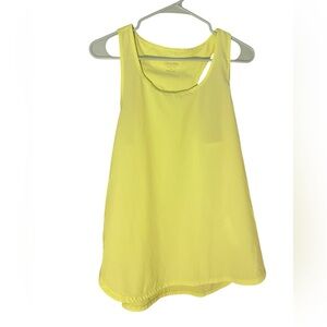 Calvin Klein Neon Yellow Athletic Tank Top for Women Small